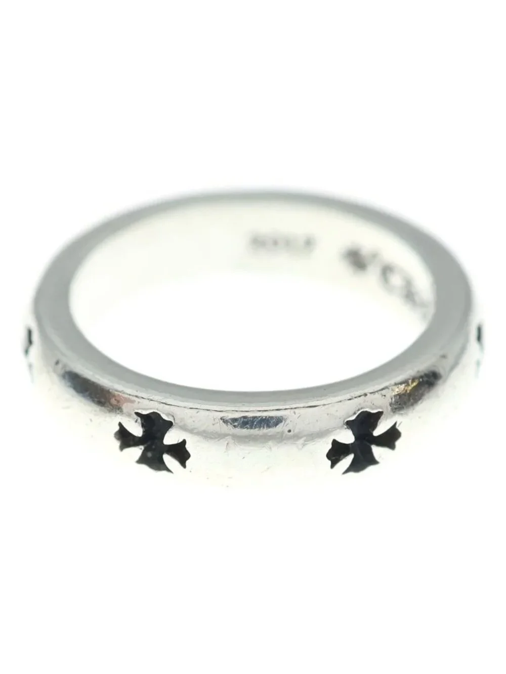 Chrome Hearts Negative CH Plus Ring Silver